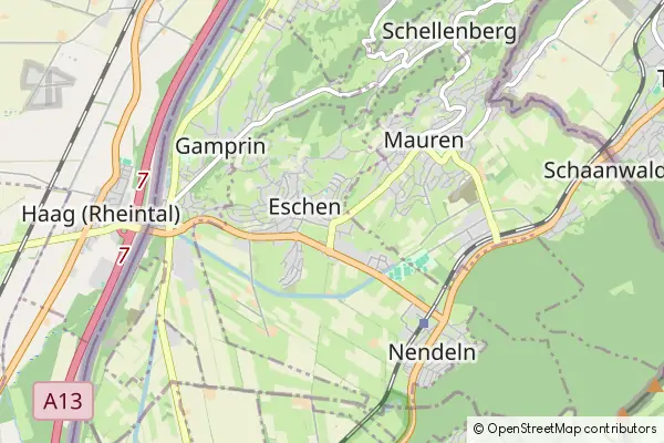 Mapa Eschen