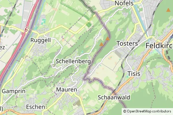 Mapa Schellenberg