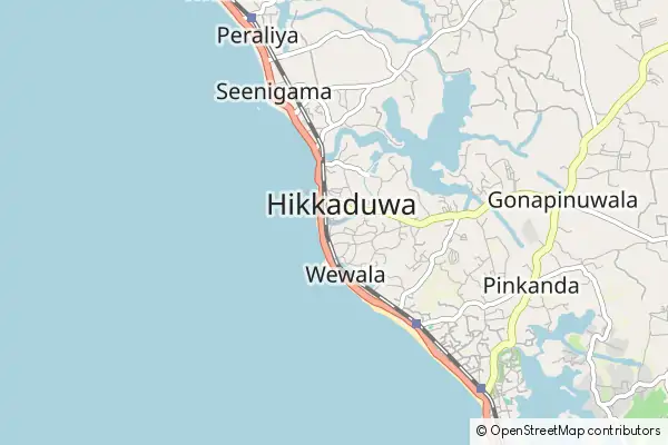 Mapa Hikkaduwa