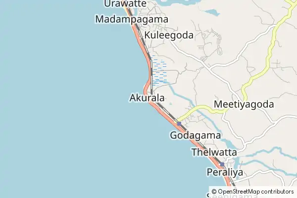 Mapa Akurala