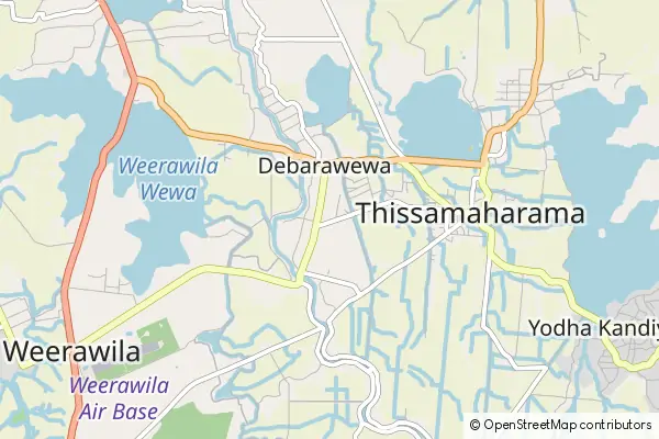 Mapa Debarawewa