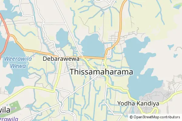 Mapa Tissamaharama