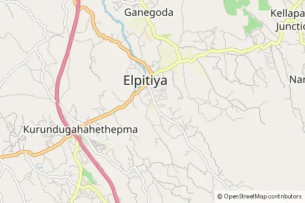 Mapa Elpitiya