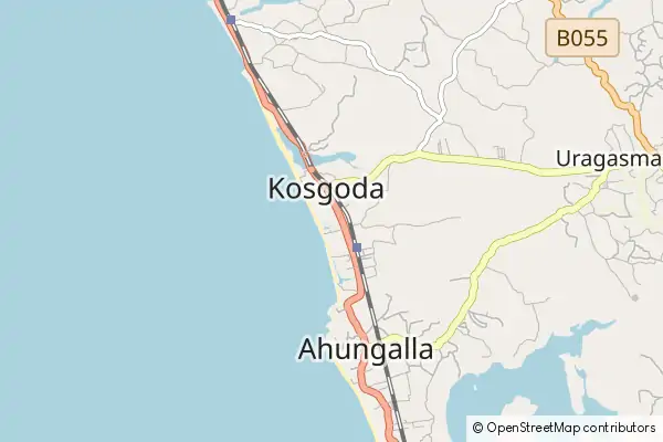 Mapa Kosgoda