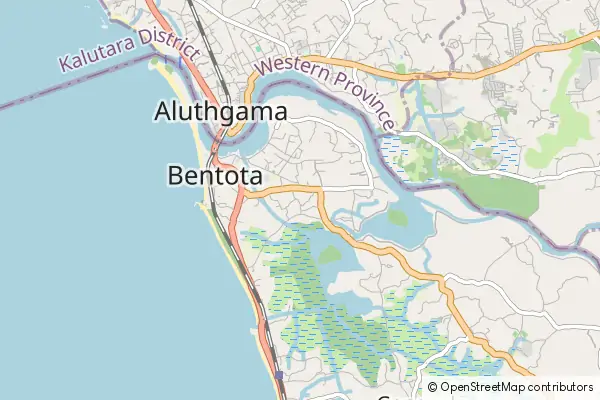 Mapa Bentota