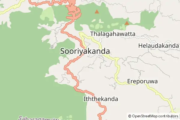 Mapa: Suriyakanda • © OpenStreetMap contributors Mapa Suriyakanda