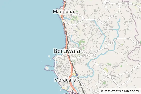 Mapa Beruwala