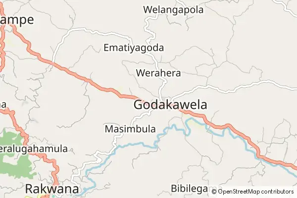 Mapa Godakawela