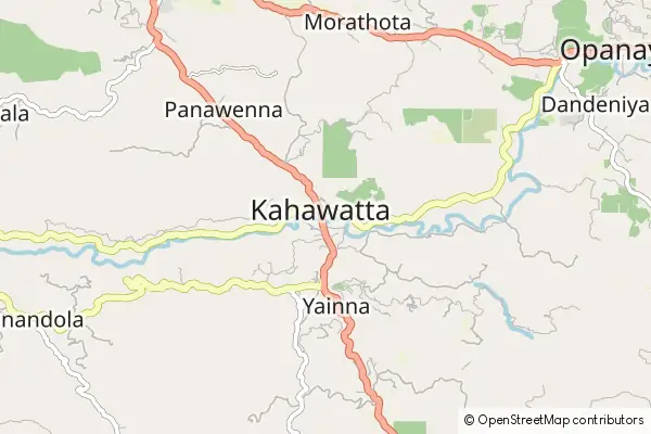 Mapa Kahawatta