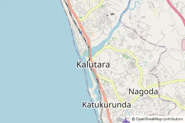 Mapa Kalutara