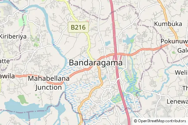 Mapa Bandaragama