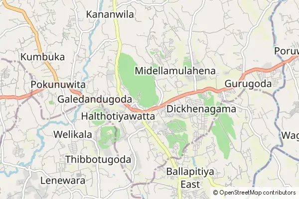 Mapa Horana