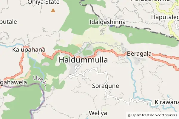 Mapa Haldummulla