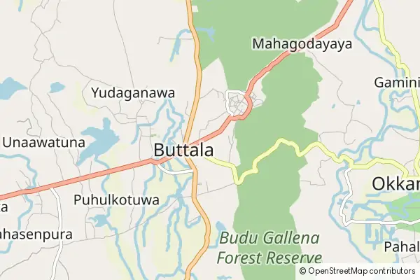 Mapa Buttala