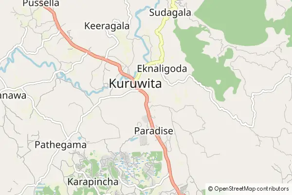 Mapa Kuruwita