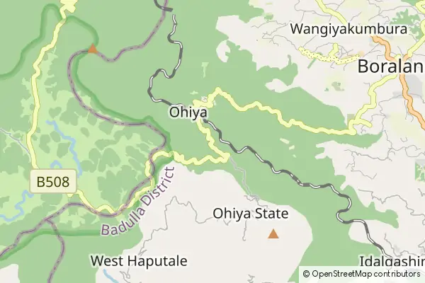 Mapa Ohiya