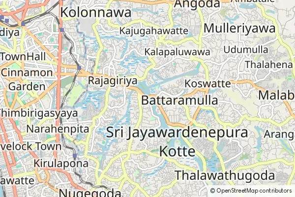 Mapa Kotte