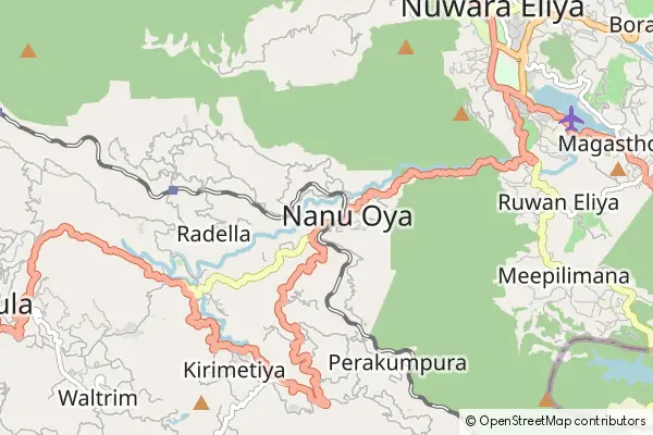 Mapa Nanu Oya