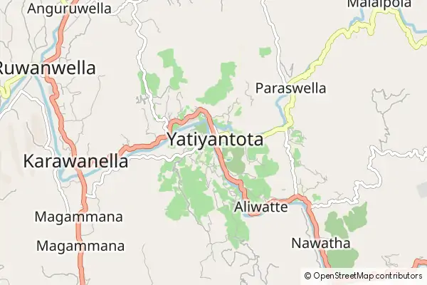 Mapa Yatiyantota