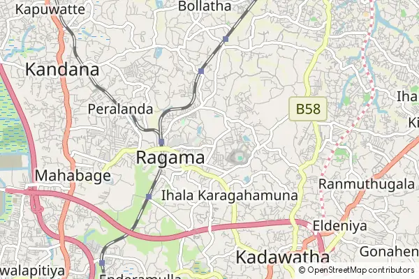 Mapa Ragama