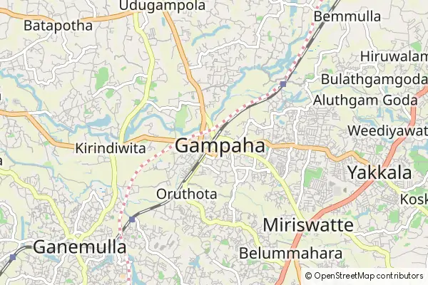 Mapa Gampaha