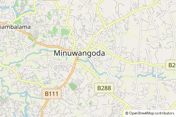 Mapa Minuwangoda