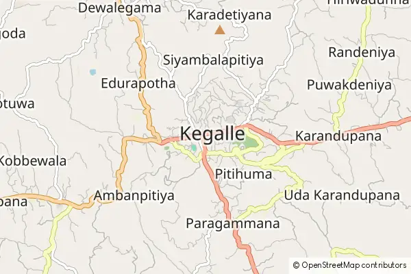 Mapa Kegalle