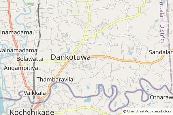 Mapa Dankotuwa