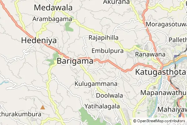 Mapa Nugawela