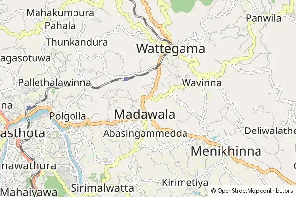 Mapa Madawala