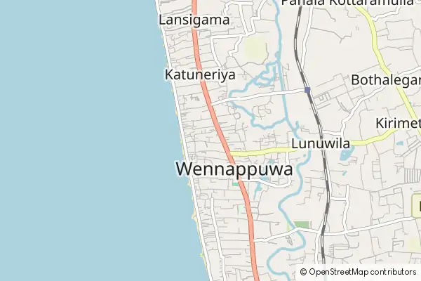 Mapa Wennappuwa