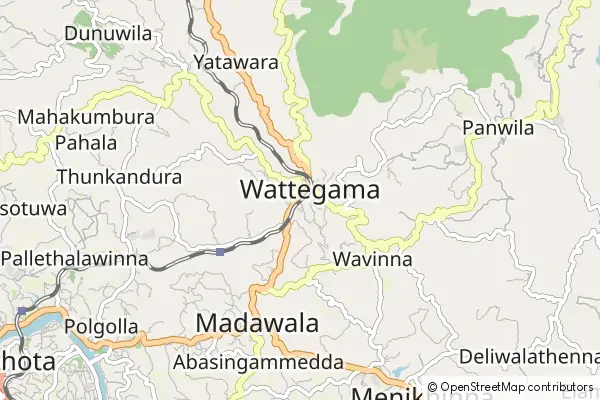 Mapa Wattegama