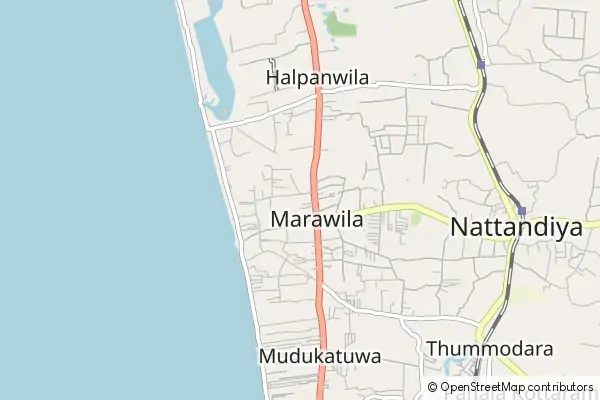 Mapa Marawila