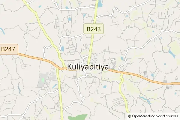 Mapa Kuliyapitiya