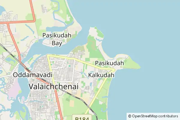 Mapa Kalkudah