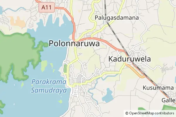Mapa Polonnaruwa