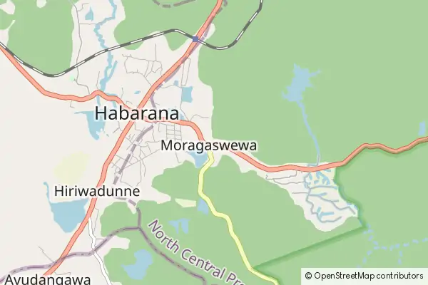 Mapa Moragaswewa