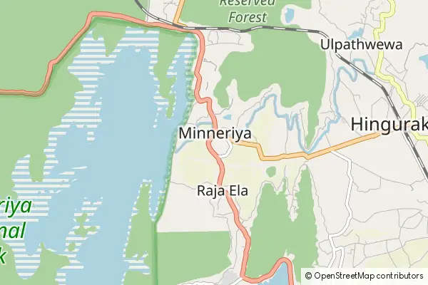 Mapa Minneriya