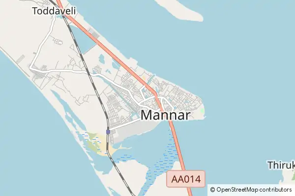 Mapa Mannar