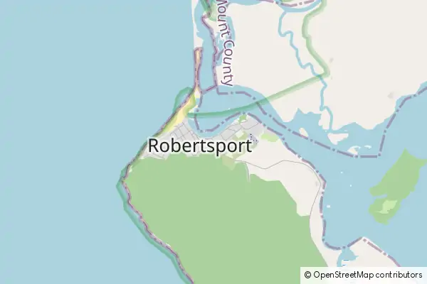 Mapa Robertsport