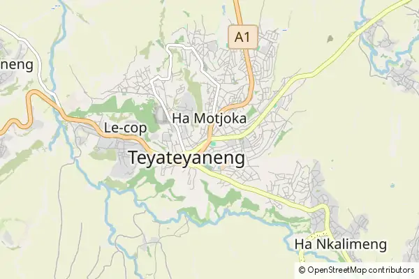 Mapa Teyateyaneng