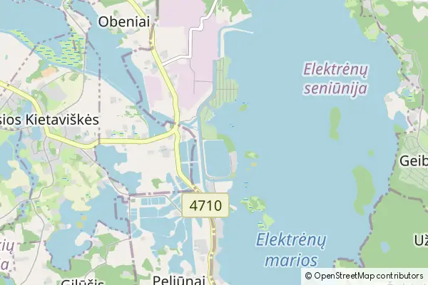 Mapa Elektreny