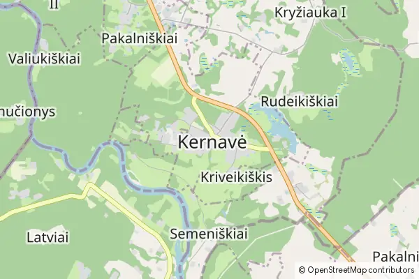 Mapa Kiernów