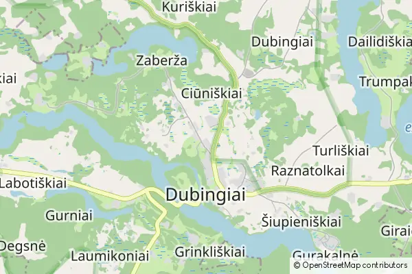 Mapa Dubinki