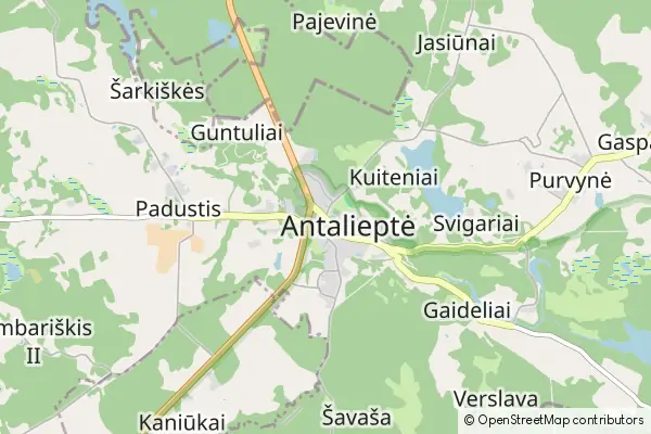 Mapa Antolepty