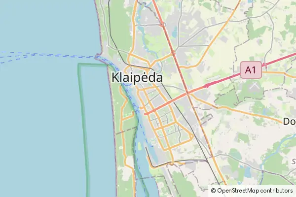 Mapa Kłajpeda