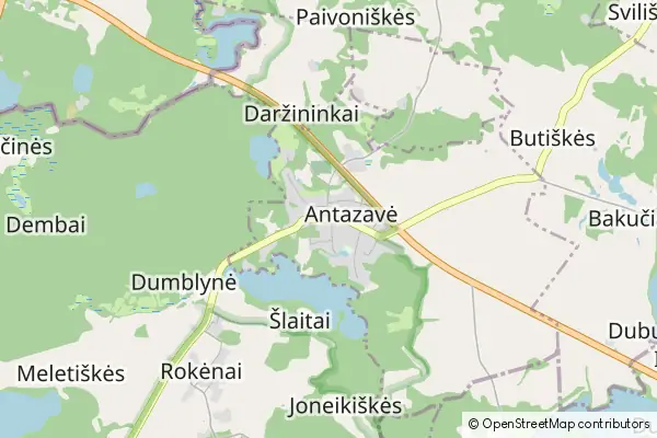 Mapa Antazavė