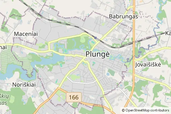 Mapa Płungiany