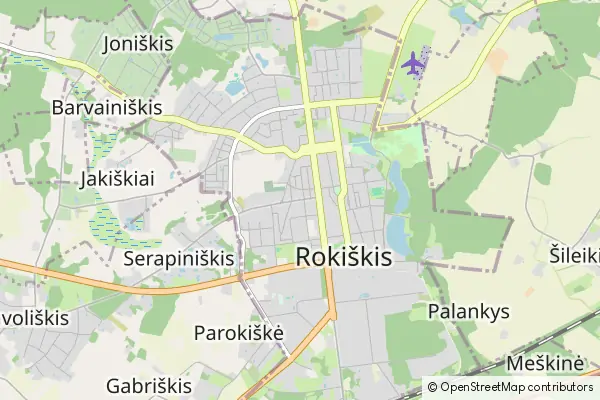 Mapa Rakiszki