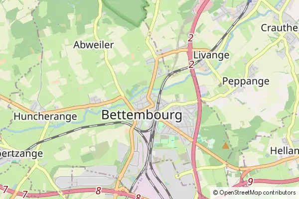 Mapa Bettembourg